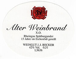 Spätburgunder Alter Weinbrand X.O. 15 Jahre