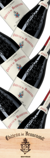 Sammlerbox: Chateauneuf du Pape Chateau de Beaucastel (6 Flaschen)