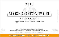 Aloxe Corton 1er Cru Les Vercots 2010