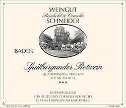 Spätburgunder *** trocken 2012