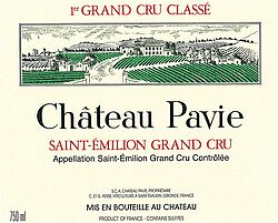 Chateau Pavie 1er Grand Cru Classe A 2015