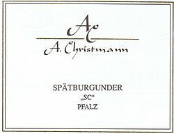 Spätburgunder trocken Pfalz SC 2010