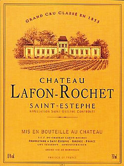 Chateau Lafon Rochet  4eme Cru 2010