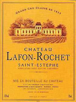 Chateau Lafon Rochet 4eme Cru 2010
