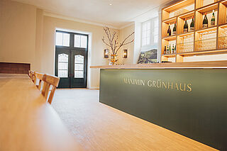 Verkostungsraum im Weingut von Maximin Grünhaus