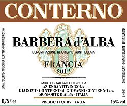 Barbera d'Alba Francia 2013