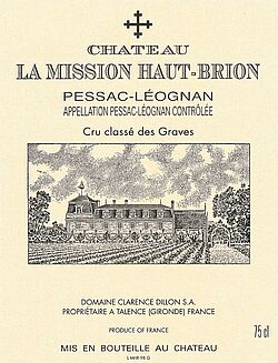 Chateau La Mission Haut Brion Cru Classe 2003