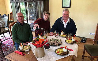 Mit Peter Jacob und Peter Bernhard Kühn