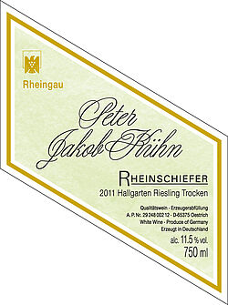 Riesling trocken Rheinschiefer 2011