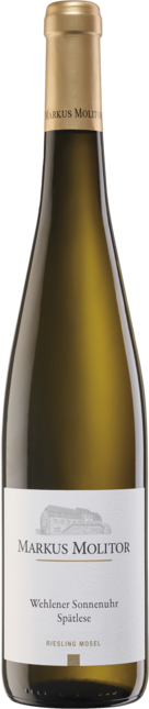 Riesling Wehlener Sonnenuhr Spätlese Goldene Kapsel (fruchtsüß) 2018