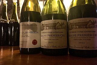 Weinflaschen Côte de Beaune