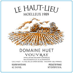 Vouvray Le Haut-Lieu Moelleux (fruchtsüß) 1989