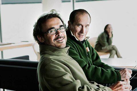 Sergi Ferrer-Salat und Raül Bobet auf dem Weingut Ferrer Bobet