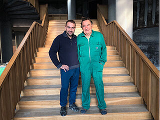 Luca mit seinem Vater Alfredo Roagna