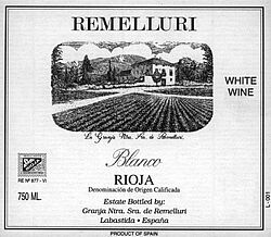 Remelluri Blanco 2007