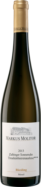 Riesling Zeltinger Sonnenuhr Trockenbeerenauslese *** Goldene Kapsel 2013