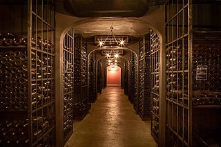 Weinlagerung im Weinkeller Batailley