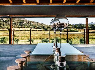 Die Aussicht beim Weingut