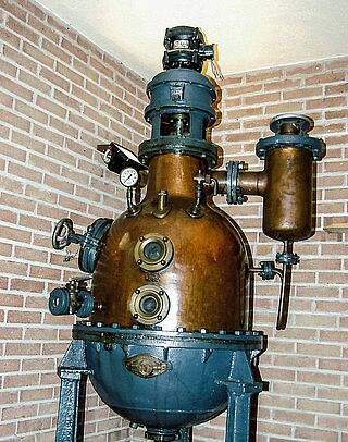 Destillationsanlæg til grappa