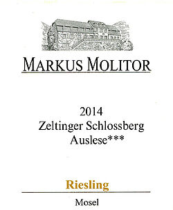 Riesling Zeltinger Schlossberg *** Weiße Kapsel trocken 2014