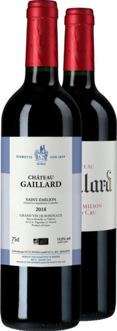 Bremer Eiswette 2023: Chateau Gaillard Grand Cru 2018
