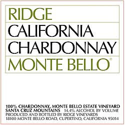 Chardonnay Monte Bello 2013