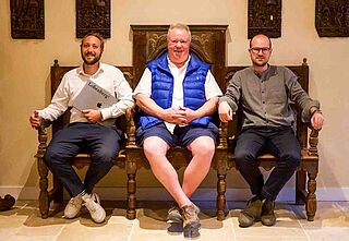 Luca Lobenberg, Heiner Lobenberg und Max Bomm bei La Mission