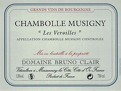 Chambolle Musigny Les Veroilles 2013