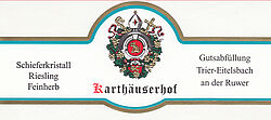 Eitelsbacher Karthäuserhofberg Riesling Schieferkristall feinherb 2014