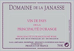 Vin de Pays de la Principaute d'Orange Rosé 2015