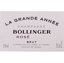 Champagne Grande Annee Rosé Flaschengärung 2002