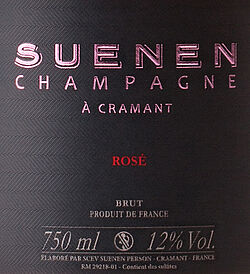 Champagne Suenen Rose Grand Cru Brut Flaschengärung