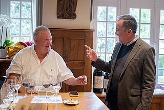 Weinverkostung mit Heiner Lobenberg auf dem Weingut La Mission Haut Brion