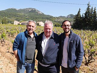 Heiner zu Gast bei Domaine Santa Duc