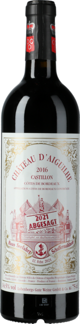 Schafferwein 2021 "abgesagt" Chateau d’Aiguilhe 2016