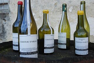 Weinflaschen Chateau D Arlay