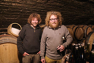 Laurent Pataille mit seinem Bruder Sylviain Pataille