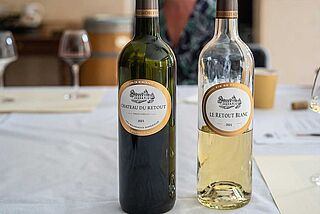 Weinverkostung, Château du Retout Weinverkostung, Château du Retout