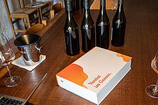 La Ca Növa Weinflaschen