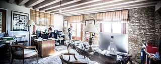 Das Büro vom Weingut I Clivil