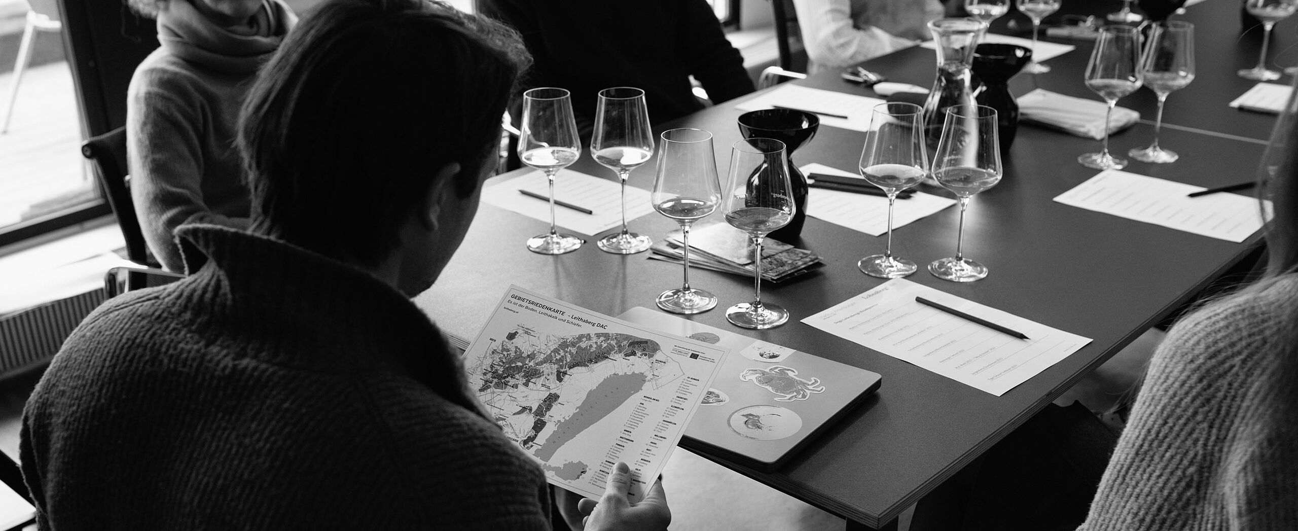 Weinverkostung bei der Sommelier Academy