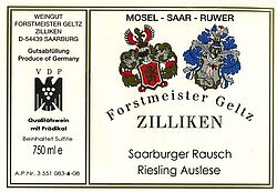 Saarburger Rausch Riesling Auslese (fruchtsüß) 2007