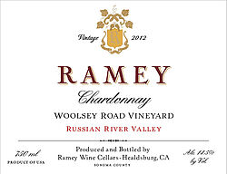 Russian River Chardonnay Woolsey Road 2012