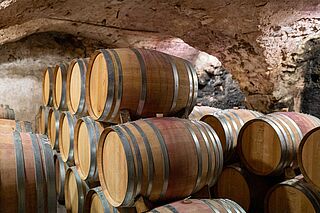 Weinkeller Château de Saint Cosme