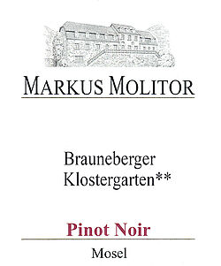 Pinot Noir Brauneberger Klostergarten ** trocken 2013