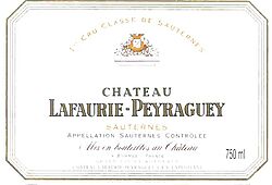 Chateau Lafaurie Peyraguey 1er Cru Classe (fruchtsüß) 2016
