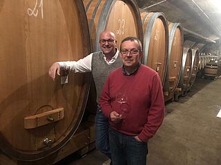 Richard Grosche und Mathieu Kaufmann bei von Buhl