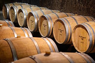 Weinkeller Weinfässer Clos Rougeard