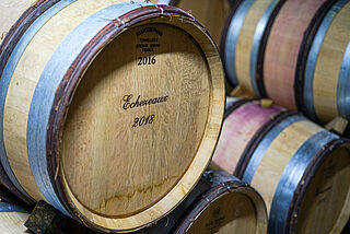 Weinfässer Domaine d’Eugénie
