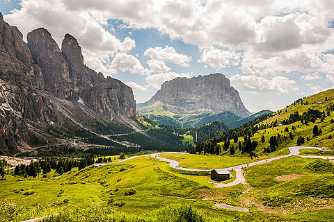 Die Landschaft von Trentino